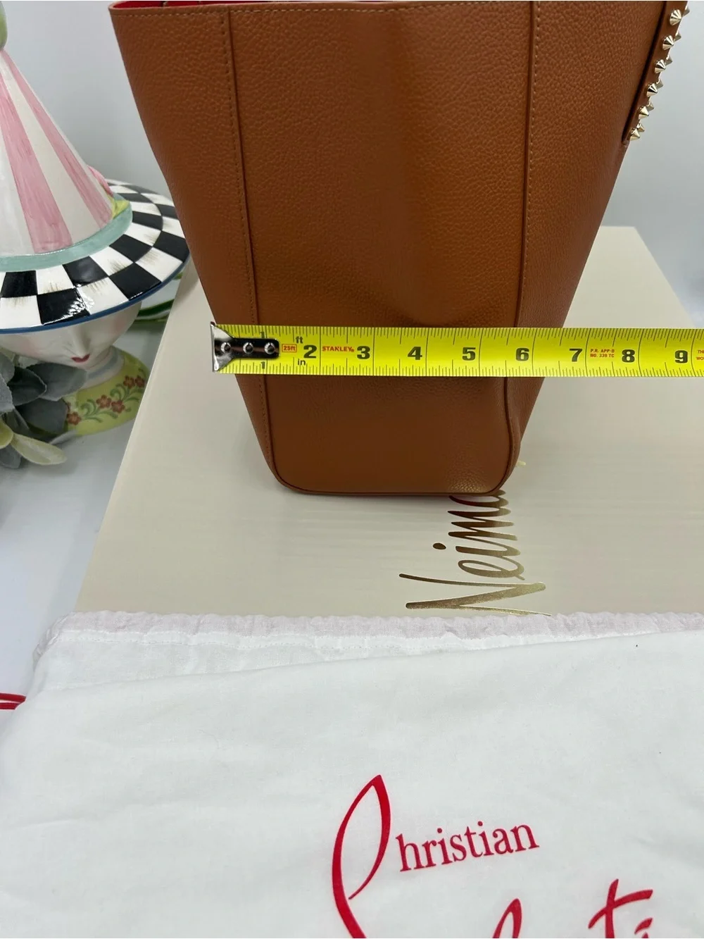 Christian Louboutin structured leather